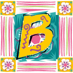 B